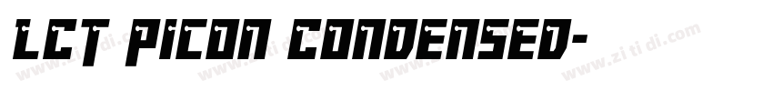 LCT Picon Condensed字体转换